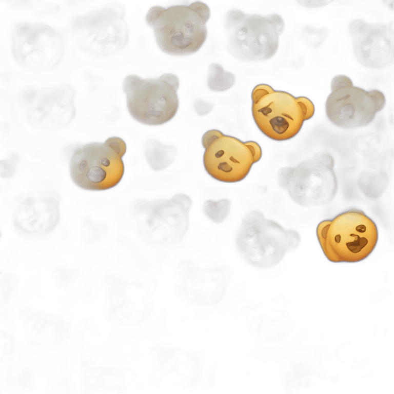 Nounours love  emoji