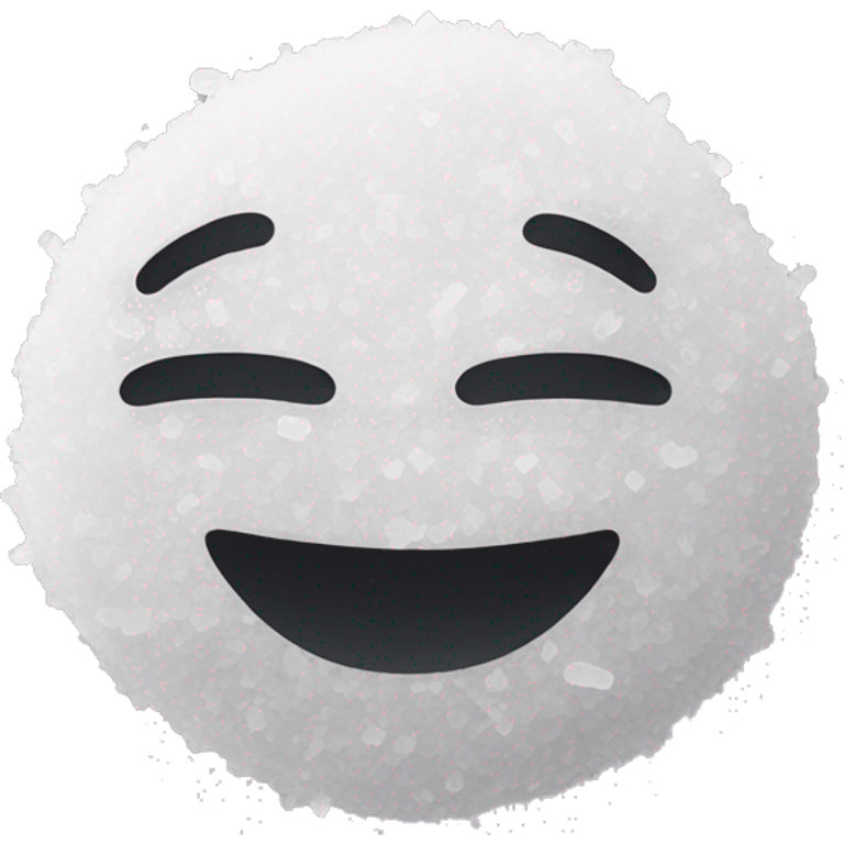 smiling emoji with a pile of salt emoji