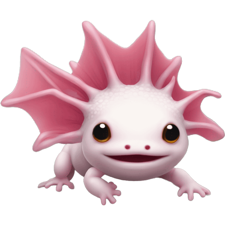 very cute axolotl 4k ultra HD  emoji