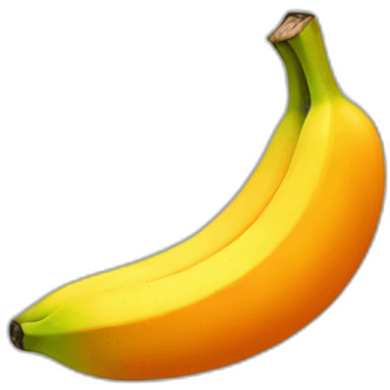 Banana in orange emoji