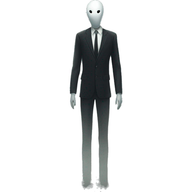 slenderman emerging from the fog emoji