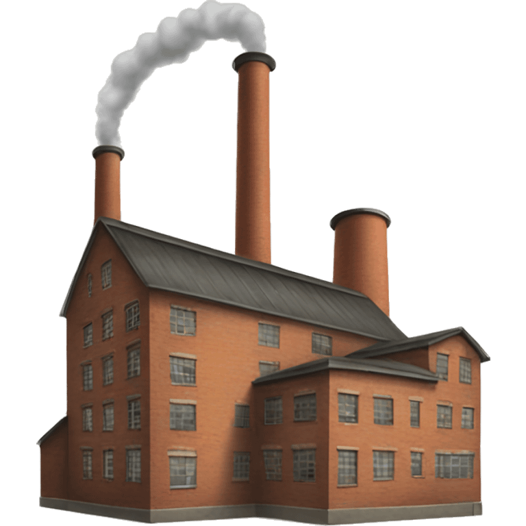 old factory with chimney emoji