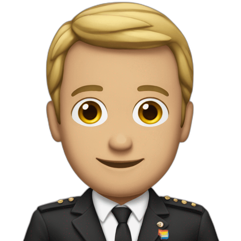 gay macron emoji