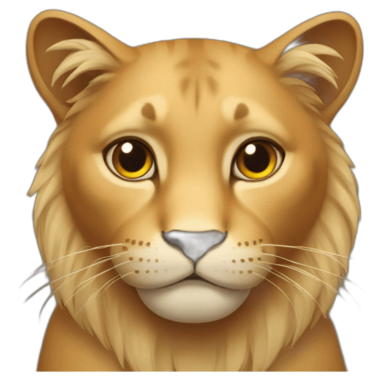 cat with lion body emoji