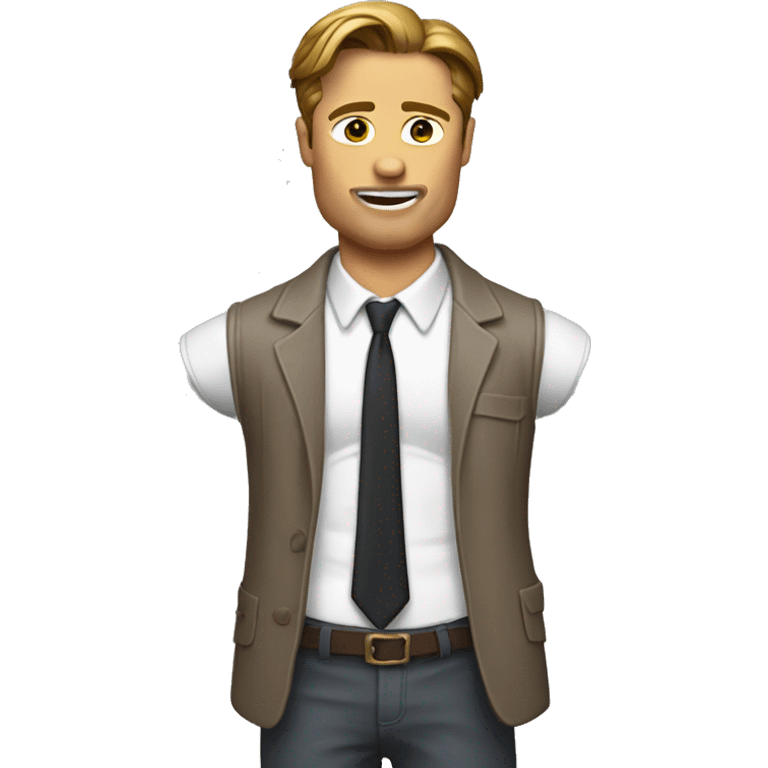 brad pitt torso emoji