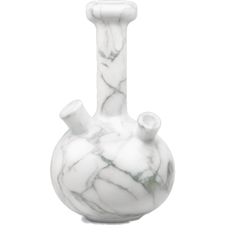 White marble cbd bong emoji