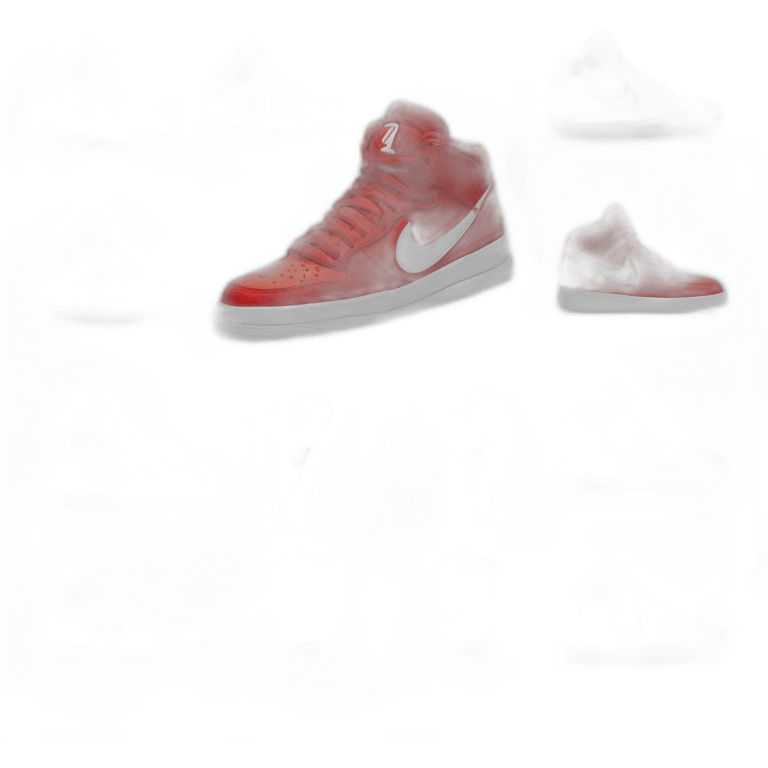 red nike show emoji