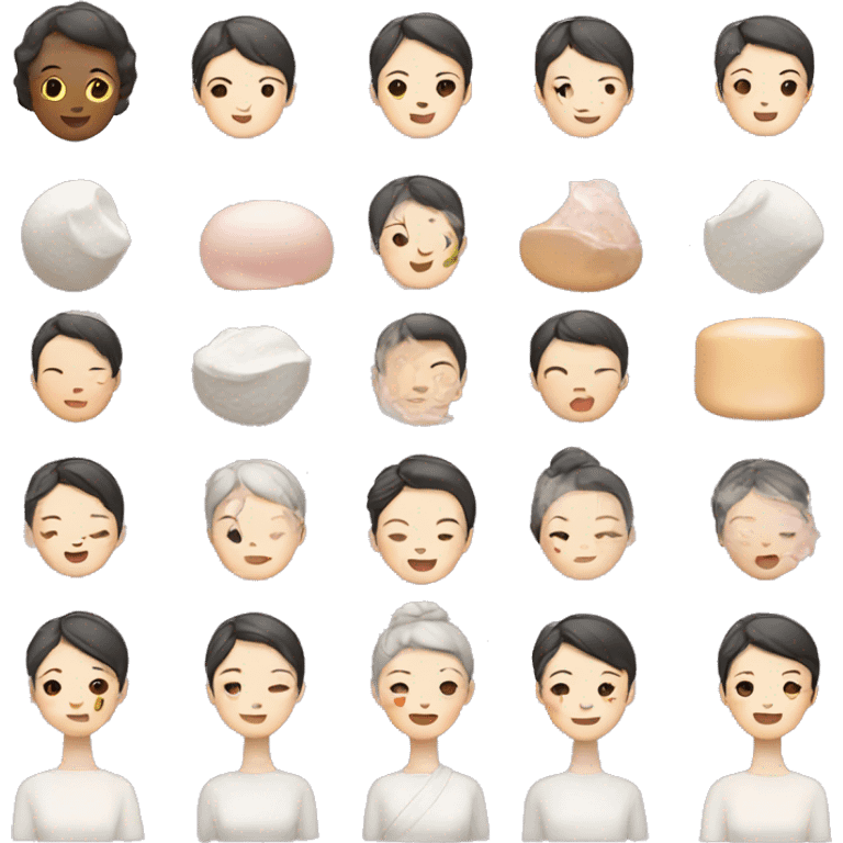 Korean skin care emoji