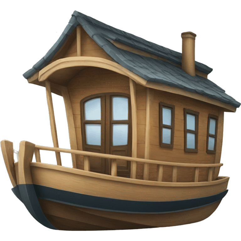 Houseboat emoji