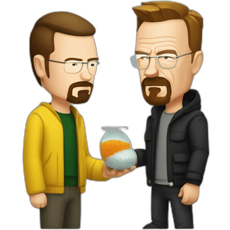 walter white making drugs with jesse pinkman emoji