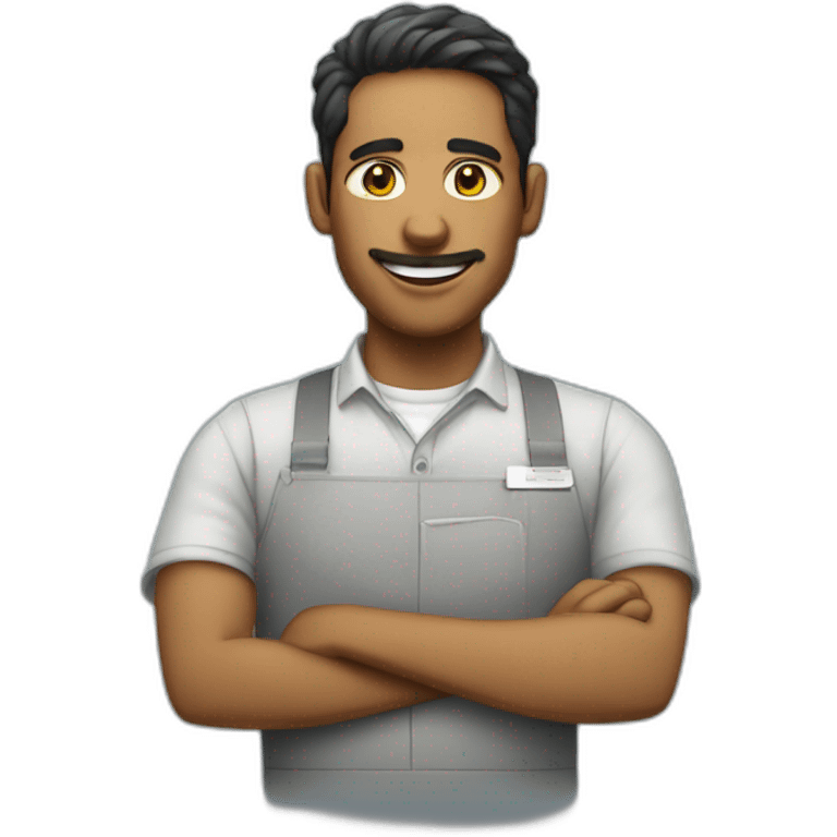 Saïd the canteen staff emoji