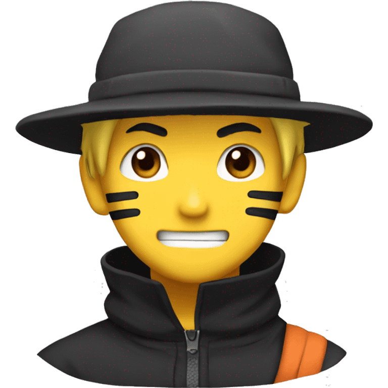 Naruto with hat emoji