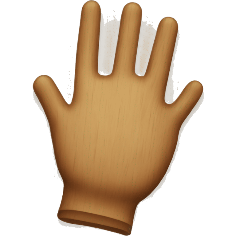 wood hand emoji