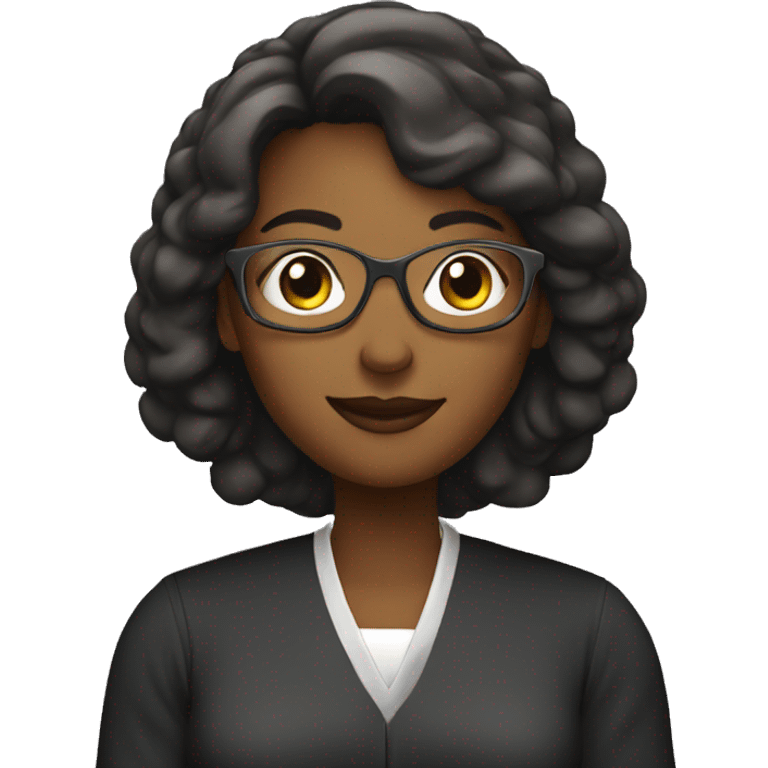 female pastor with bible emoji