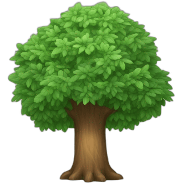 Un arbre emoji