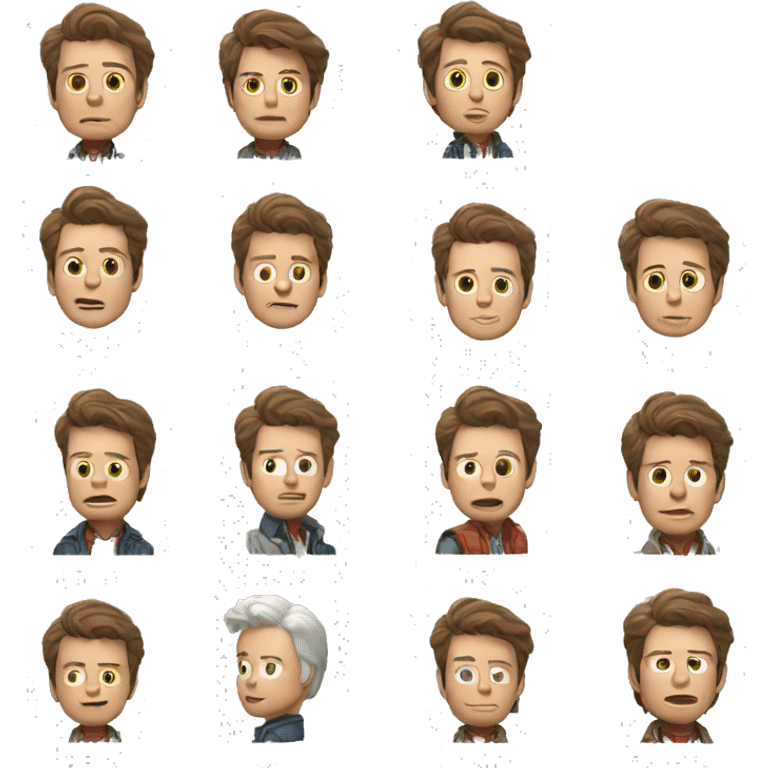 Marty mcfly back to the future emoji