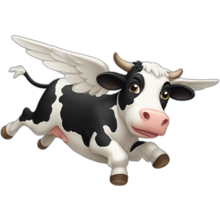 flying cow emoji