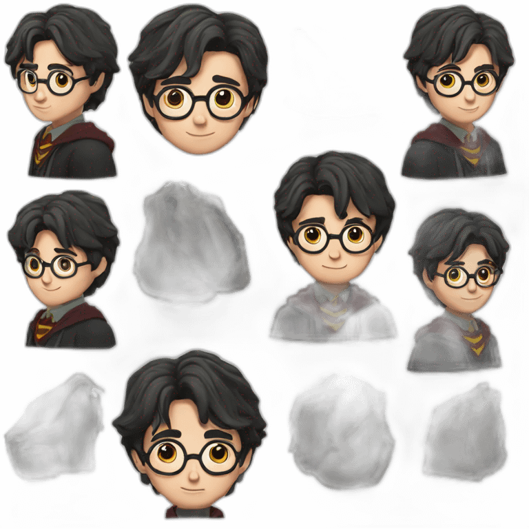 Harry Potter qui révise emoji