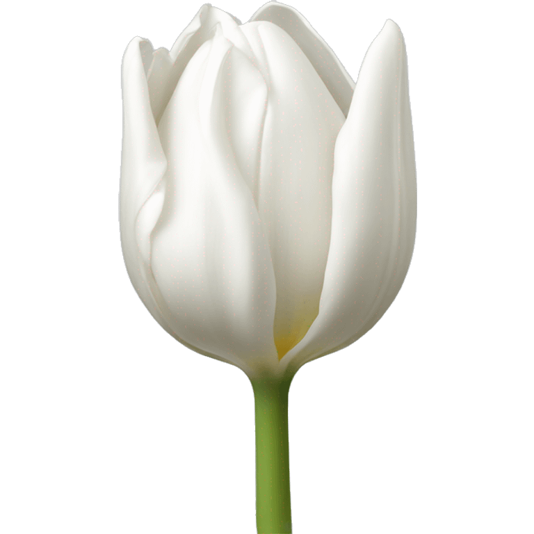 white tulip emoji