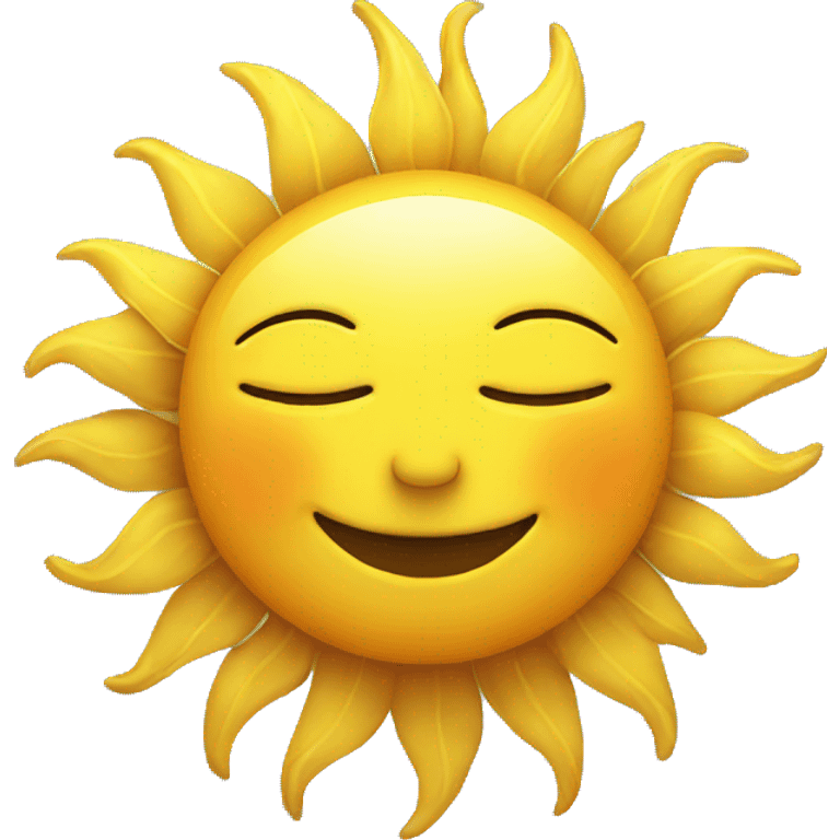 Peaceful Sun emoji