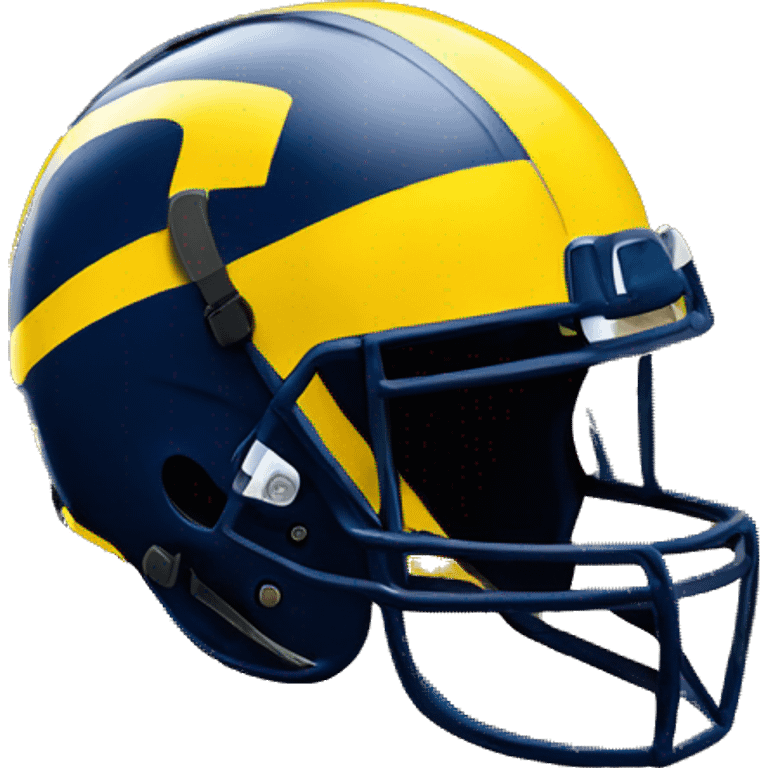 University of Michigan wolverines football helmet emoji