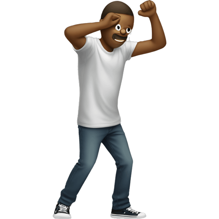 person dabbing emoji