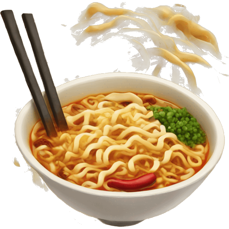 Spicy ramen  emoji