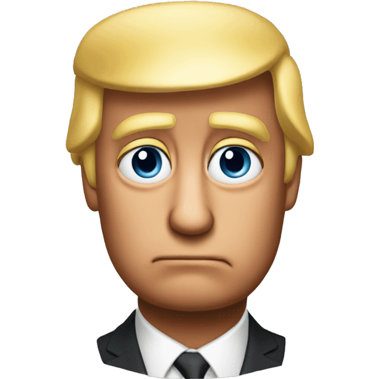 Donald trump side eye emoji