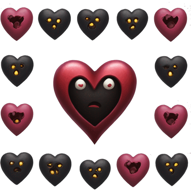 gothic heart emoji