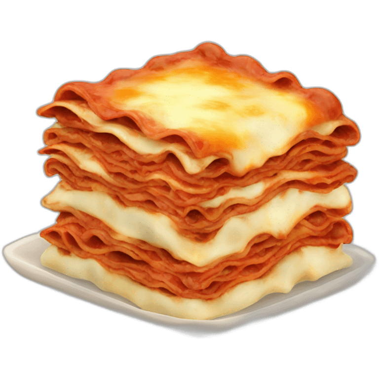 Bolognese lasagna emoji