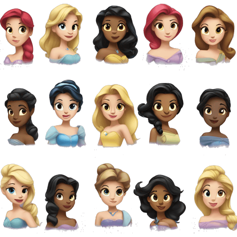 Disney princesses  emoji