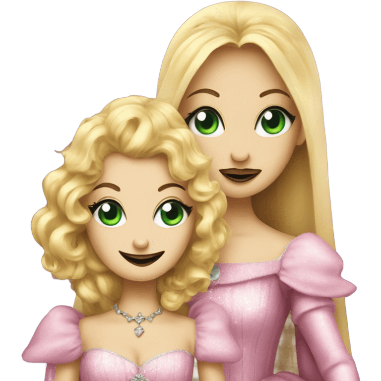 Wicked Glinda and elphba emoji