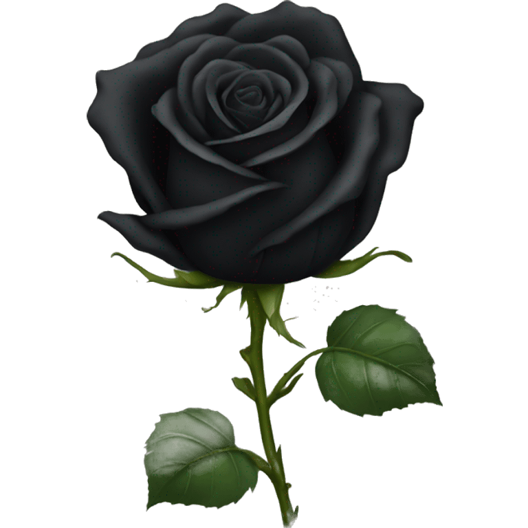 black rose emoji