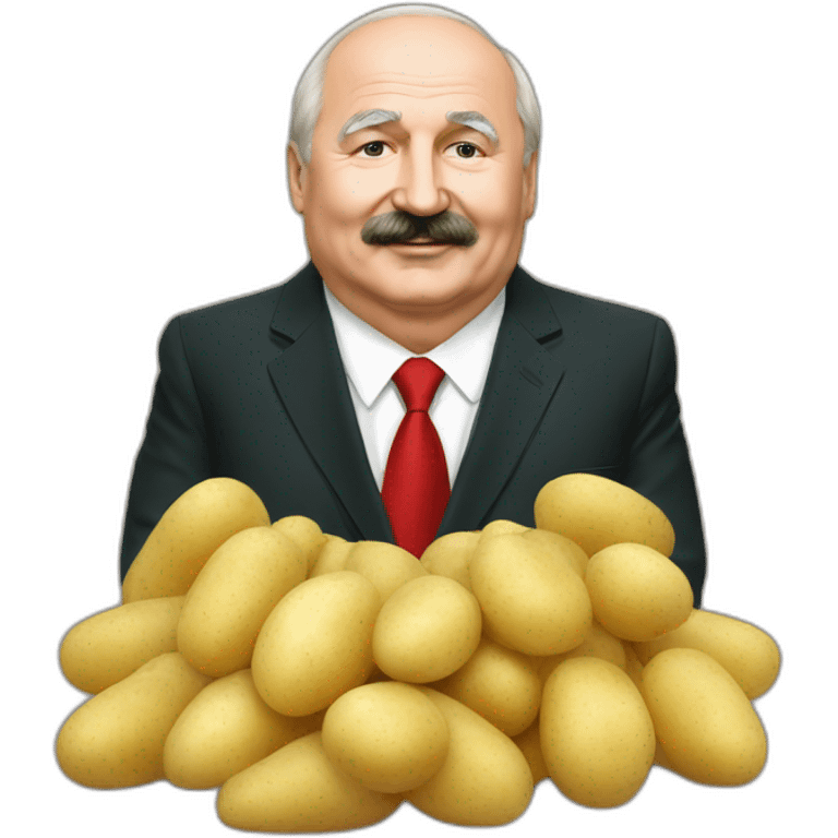 lukashenko with potatoes emoji