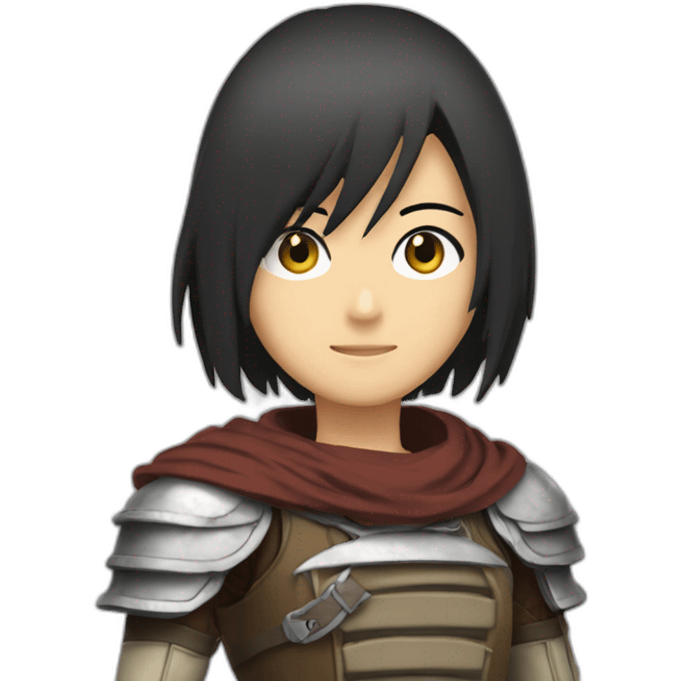 mikasa ackerman emoji