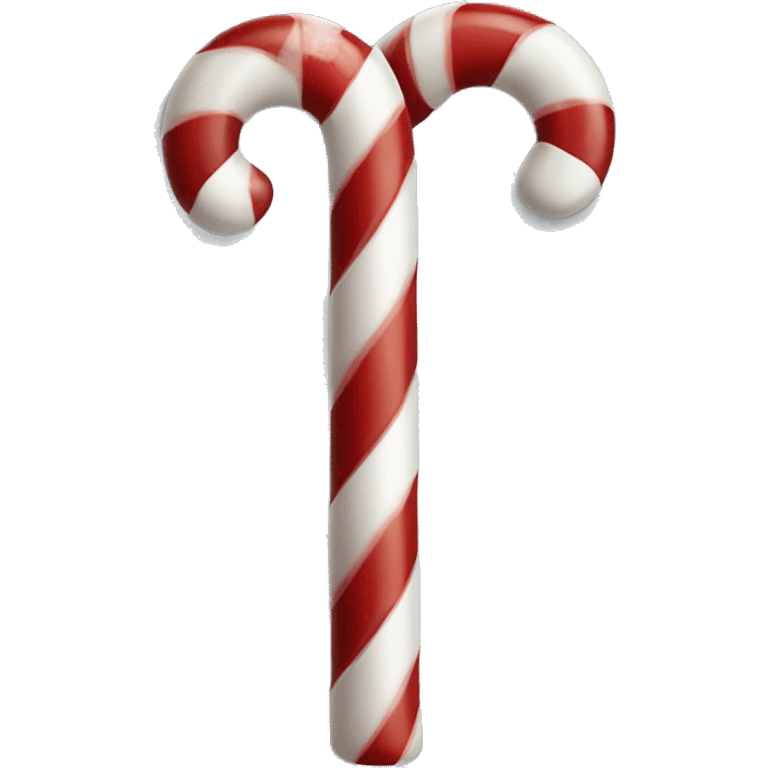 Candy cane with eyes emoji