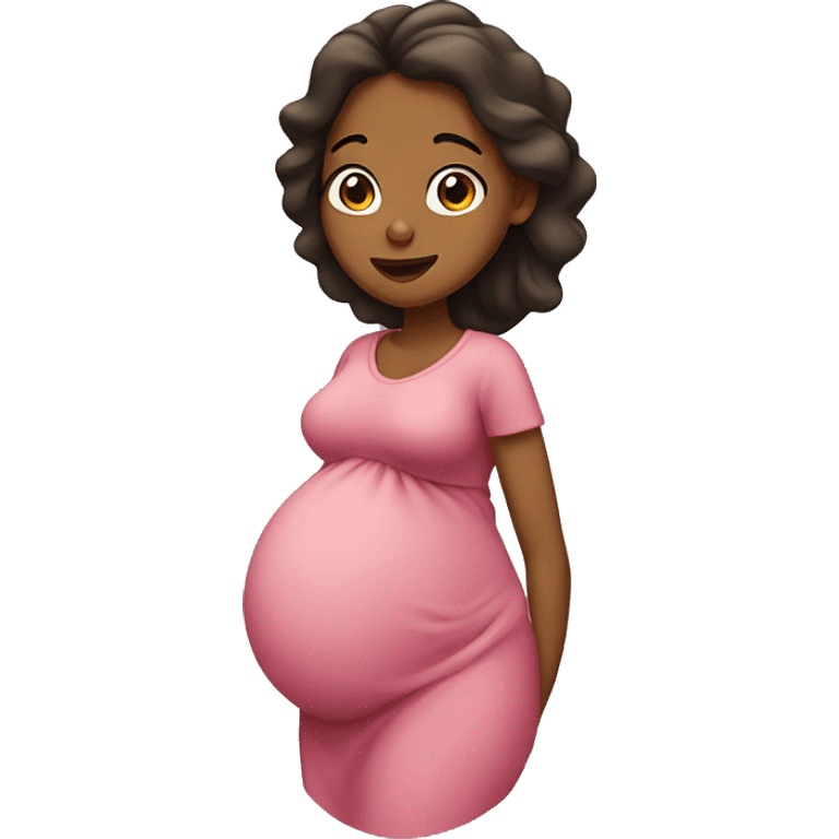 pregnant woman emoji