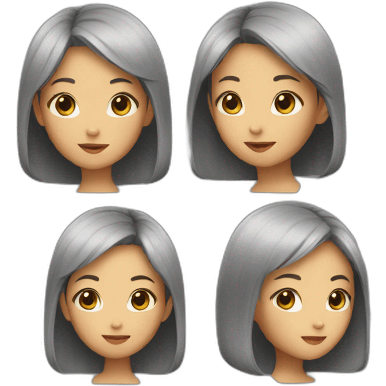 Asian sisters emoji