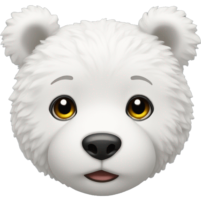 White Teddy  emoji