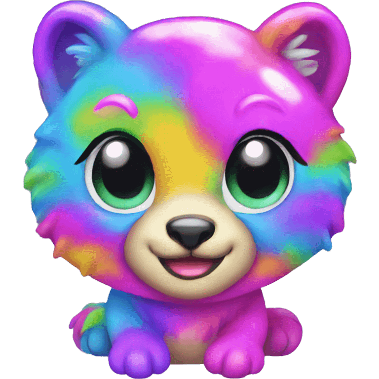 Two Lisa frank animals emoji