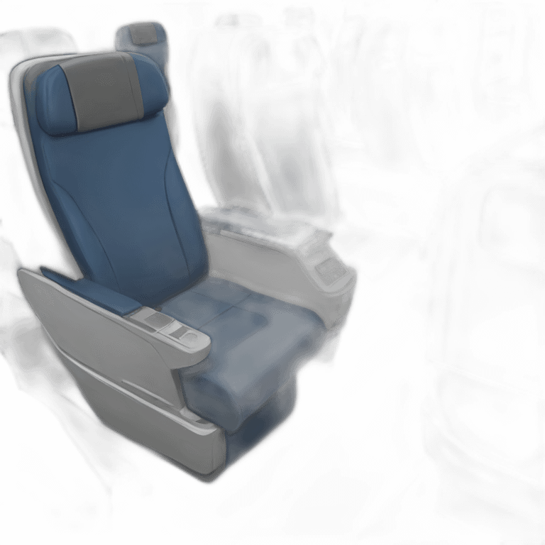 Business Class Airplane seat emoji