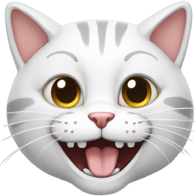 crazy cat emoji