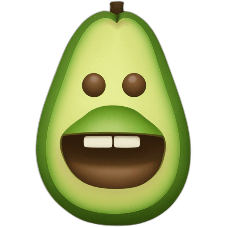 avocado moai emoji