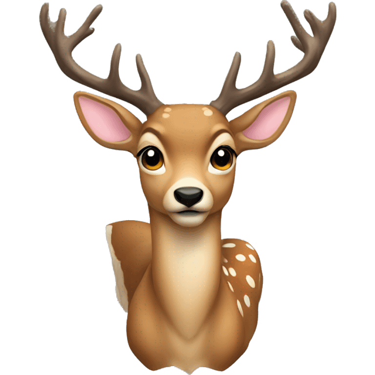 Deer with schleife  emoji