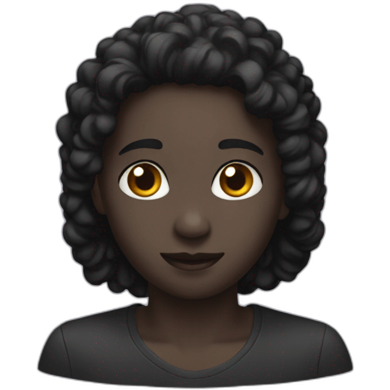 short black hear emoji