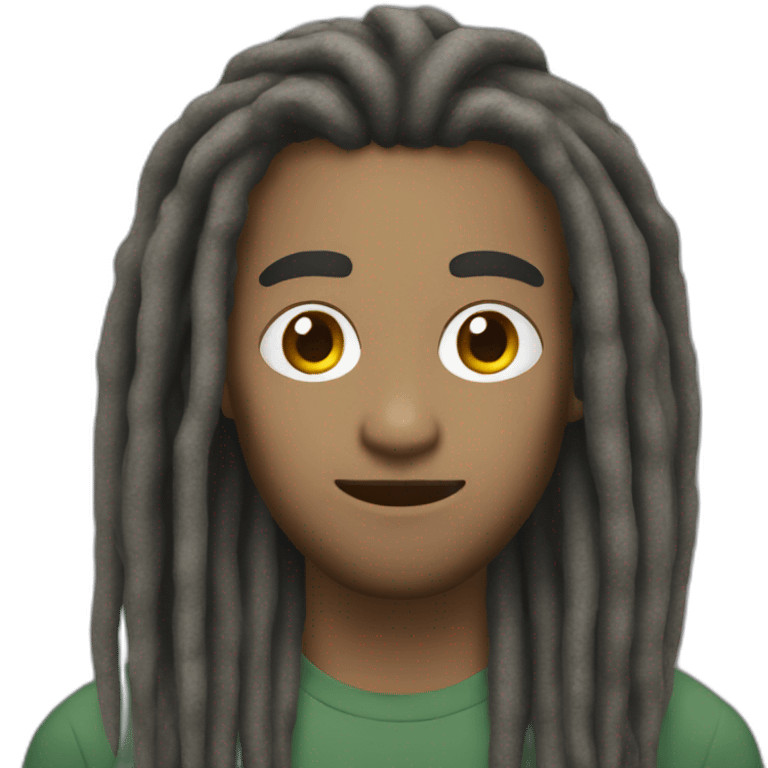 Generated me dreadlock white men emoji