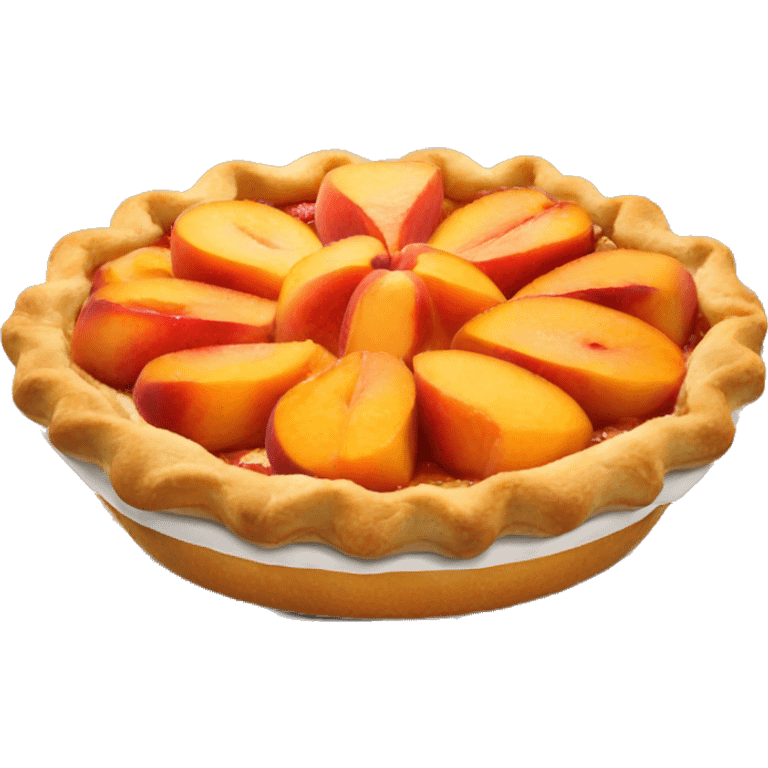 Peachy pie emoji