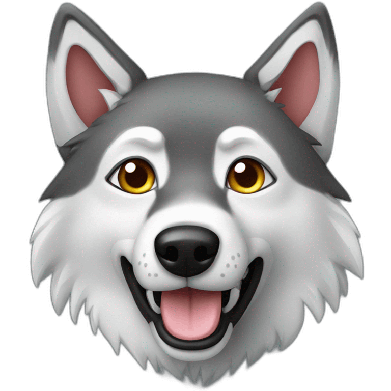 wolf dog emoji