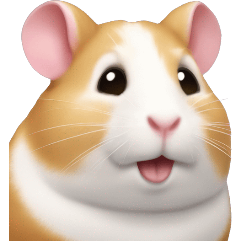 Create a coquette hamster  emoji