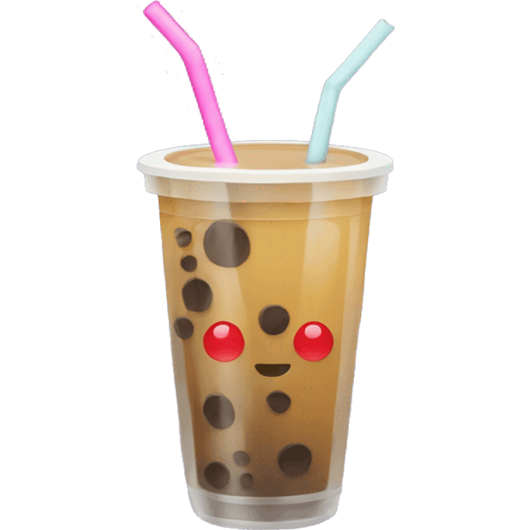 boba drink with straw emoji